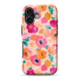 Bloesems - Vrolijk - Kleurrijk Toughcase MagSafe Apple iPhone 17 klein 1017 -3d