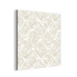Abstract - Ruit - Beige aluminium wit klein 46 -3d