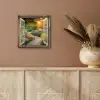 Doorkijk - Bloemen - Natuur - Zon - Pad aluminium wit klein -sfeer4
