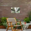 Natuur - Abstract - Groen - Penseelstreken Tuinposter op houten frame 2 cm dik klein -sfeer3