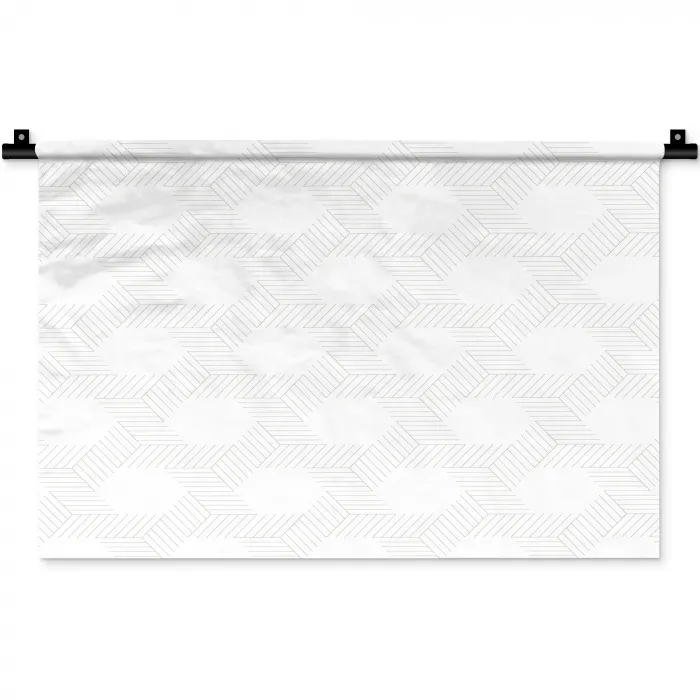Grafisch - Patroon - Modern Wandkleed katoen klein 269 -zz3d