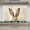 Haas - Oren - Bruin keuken achterwand spatscherm klein -3d_website