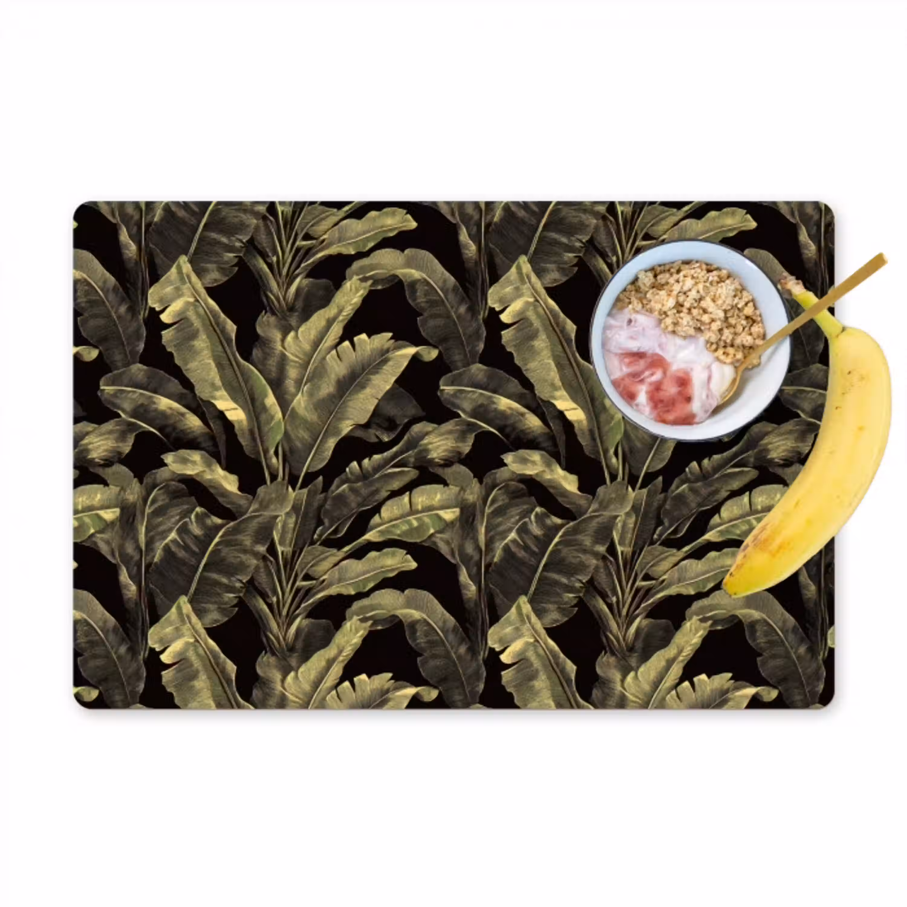 Botanisch - Bladeren - Groen Placemat vinyl groot 368 -zzzproduct_Kitchenyeah-website