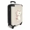 Eenhoorn in roze pastel kleuren NBS - Handbagage koffer - Volwassenen Unisex middel -productfoto_3d