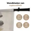 Ovaal - Kleurvlakken - Penseelstreken Wandkleed katoen klein -sfeer2