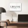 Liefie - Lettercollage plexiglas 5mm klein -sfeer6