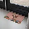 Illustratie - Vogel - Vlakken - Kleurrijk Deurmat klein -sfeer2