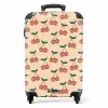 Retro disco kersen patroon kleurrijk NBS - Handbagage koffer - Kinderen Unisex middel -productfoto_recht