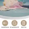Ijshoorn - Bolletjes - Smelt - Roze Akoestische PET Vilt - Rond klein -closeup_NL