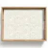 Abstract - Ruiten - Beige Dienblad Rechthoek middel 911 -z3d_shopping