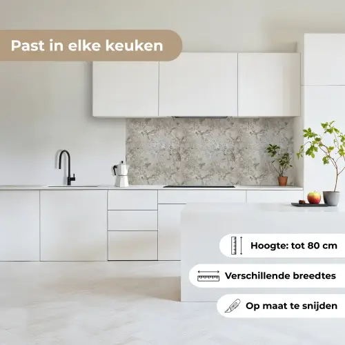 Beton  - Grijs - Muur keuken achterwand 2 middel 871 -sfeer4_NL