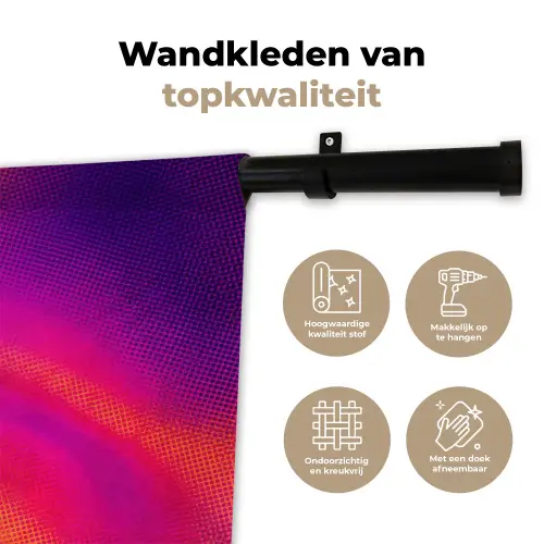 Abstract - Patroon - Kleurverloop Wandkleed katoen klein -sfeer2