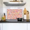 Abstract - Multi - Kleur - Verf Inductie beschemer met haakjes klein 777 -sfeer2
