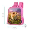 Cavia in zonsondergangsweide Kinderrugzak - Roze middel -productfoto_formaten