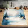 Bos - Winter - Natuur - Abstract - Sneeuw Inductie beschermer vinyl 3mm middel -sfeer5