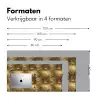 Palm - Waaier - Goud Muismat XXL klein 681 -sfeer5