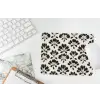 Abstract - Patroon - Zwart muismat rubber klein 262 -witbureau