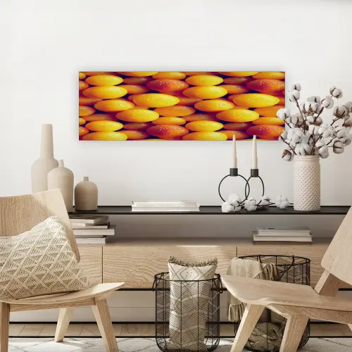 Vrucht - Waterdruppels - Oranje canvas 2cm klein 828 -sfeer6