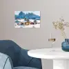 Landschap - Winter - Sneeuw poster papier klein -sfeer3
