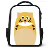 Dierenportret - kat - kinderen Rugzak - Zwart middel -3d