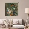 Stilleven met bloemen - Schilderij van Jan van Huysum Wandkleed katoen middel -sfeer4