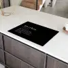 Quote - Zwart - Definitie keuken Inductie beschermer vinyl 3mm klein -sfeer8