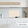 Wit - Patroon - Symmetrisch - Modern keuken achterwand spatscherm klein 900 -sfeer4_FR