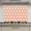 Lichtroze - Patroon - Symmetrisch keuken achterwand spatscherm klein 900 -3d_website