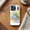 Vaas - Delftsblauw - Madeliefjes Telefoonhoesje iPhone 17 Pro klein -sfeer1