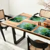 Blad - Plant - Groen - Textuur Placemat vinyl groot -zzsfeer4_Kitchenyeah-website