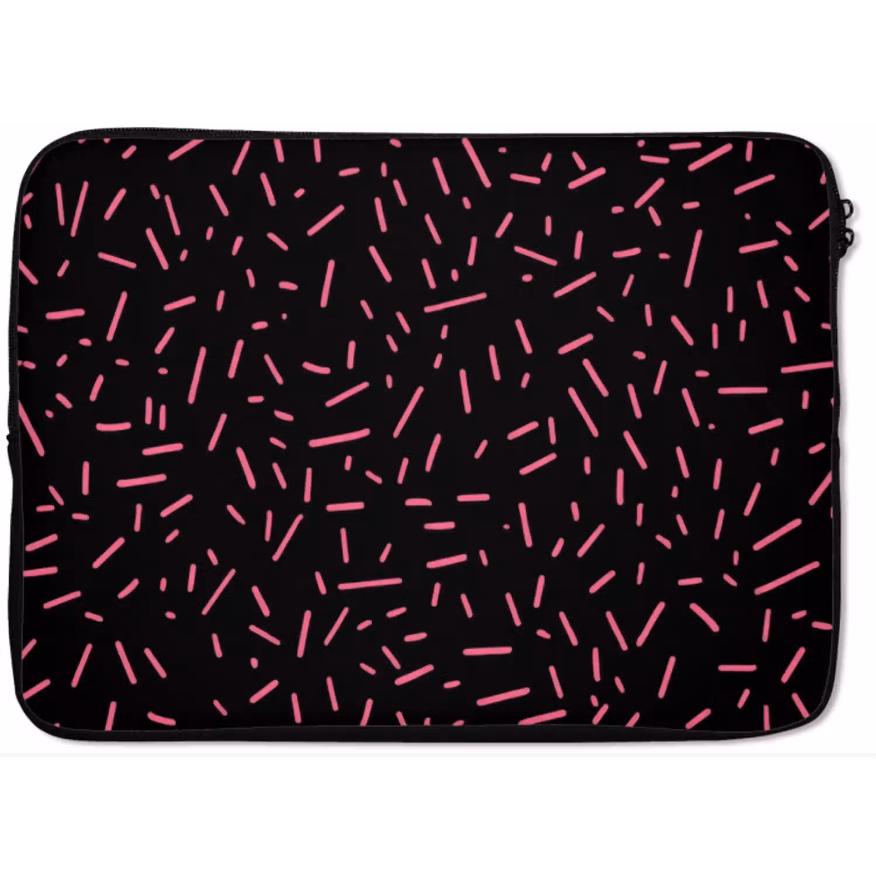 Gaming - Streepjes - Roze - Abstract laptophoes neopreen klein -zkaufland3dotto
