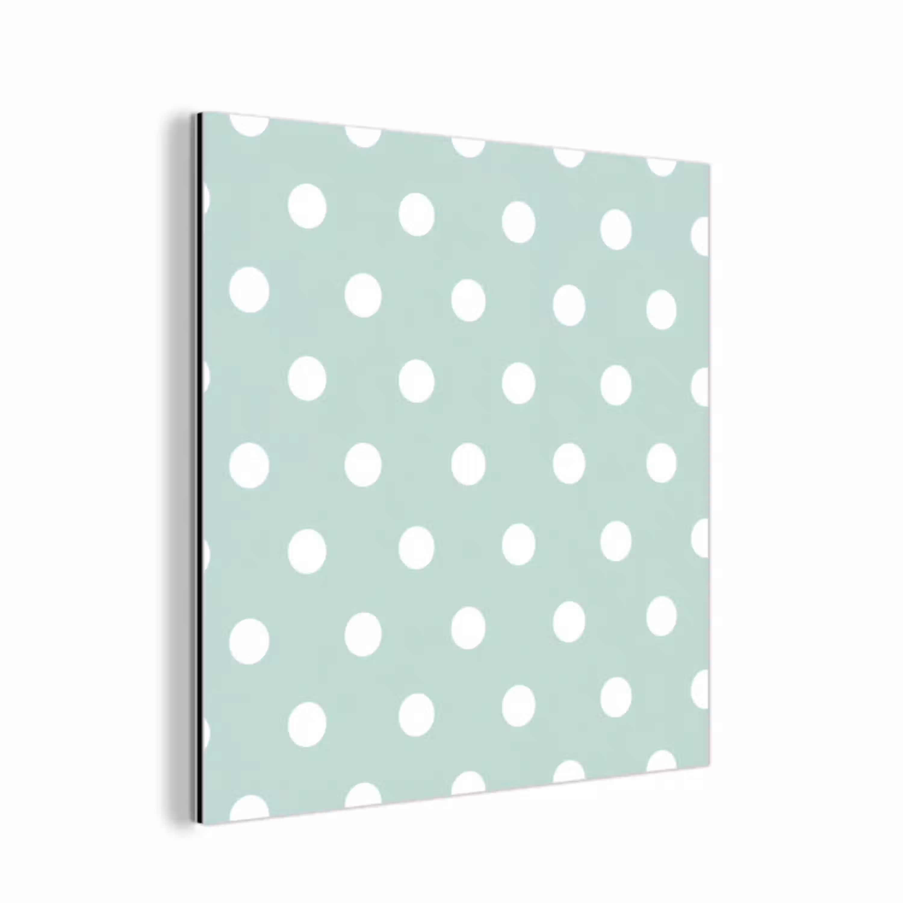Klassiek - Polka - Groen aluminium wit klein 46 -3d