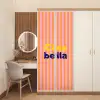 Verticaal - Strepen - Oranje - Ciao bella deurposter klein -sfeer3