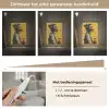 Street art - Meisje - Geel - Banksy Style Light Box met kabel (Tafellamp) klein -USP_dimbaarNL