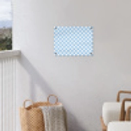 Schaakbord - Klassiek - Blauw tuinposter los doek klein 239 -sfeer8