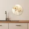 Zonovergoten Paardenbloemen KitchenYeah - Keuken - Wandcirkel Forex klein -sfeer3