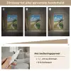 Zandpad - Huis - Bomen - Grasveld Light Box met kabel (Tafellamp) klein -USP_dimbaarNL