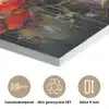 Bloemen - Watercolor - Kunst - Botanisch - Natuur PET vilt klein -closeup_NL