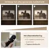 Harmonie - Ruiter - Zon Light Box met batterij (Wandlamp) middel -USP_dimbaarNL