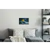 Storm - Badeend - Golven Muursticker klein -slaapkamer