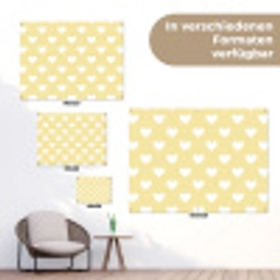 Hartjes - Patroon - Geel tuinposter los doek klein 239 -Xsfeer9_DE