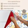 Zee - Sfeer - Tomaat -  Mozaïek keuken achterwand spatscherm klein 900 -spatscherm_NL
