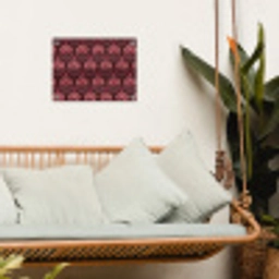 Bloemen - Waaier - Paars tuinposter los doek klein 239 -sfeer7