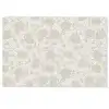 Bloemenpatroon - Silhouet - Wit Deurmat klein 898 -zkaufland3d