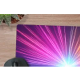 Abstract - Light - Burst - Modern - Colorful muismat rubber klein -closeup
