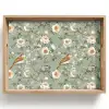 Roze - Vogels - Kleurrijk Dienblad Rechthoek middel 911 -z3d_shopping