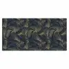 Abstract - Lijnen - Blauw - Goud Muismat XXL klein 681 -3d_leeg