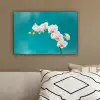 Orchidee - Bloemen - Plant - Wit - Paars canvas 2cm klein -sfeer3