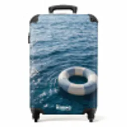 Oceaan - Zwemband - Horizon NBS - Handbagage koffer - Volwassenen Unisex middel -productfoto_recht