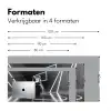Basketbal - Basketbalveld - Lichtlijnen Muismat XXL klein -sfeer5